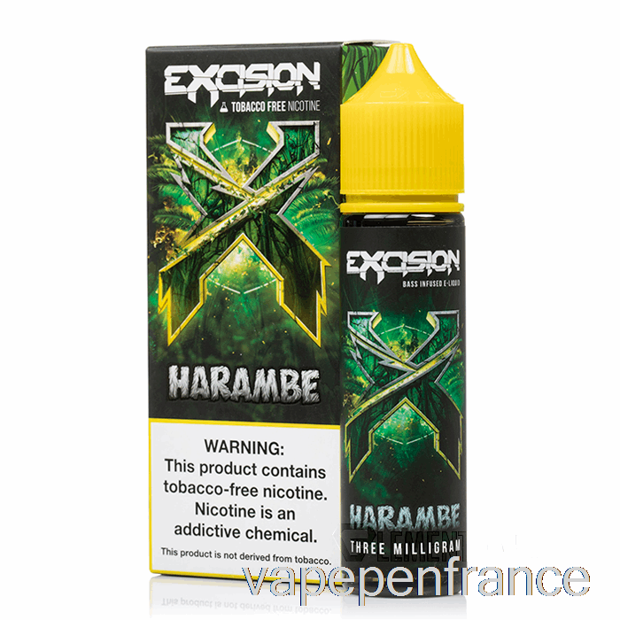 Harambe - Excision - Alt Zéro - Stylo Vape 60 Ml 6 Mg